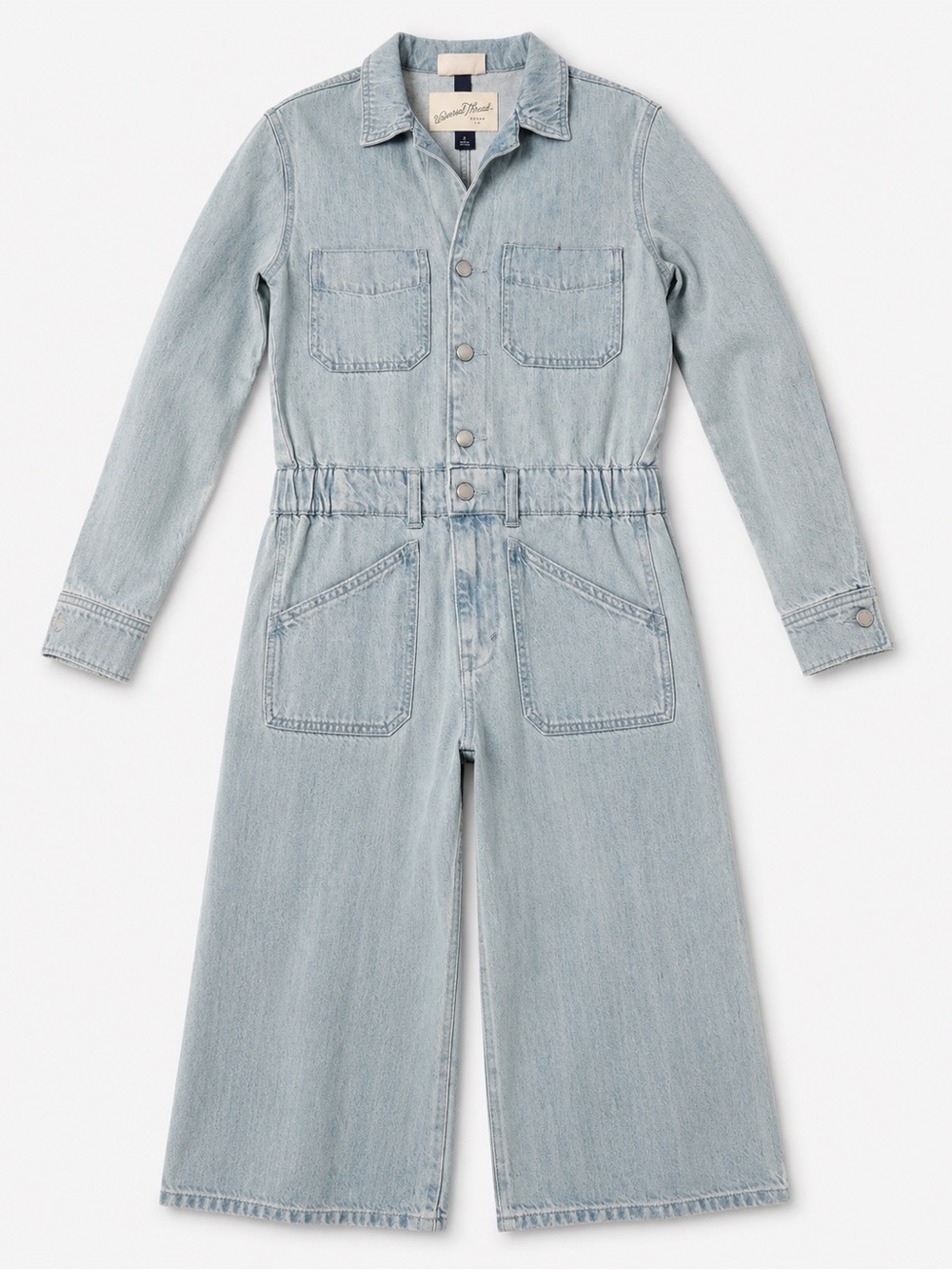Universal Thread Denim Baggy Jumpsuit Light Wash Size 2 NWT